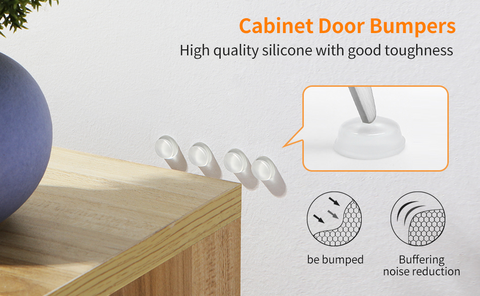 Cabinet Door Bumpers Round