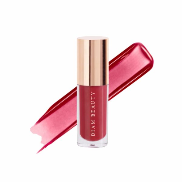 Diam Beauty Love Potion Lip Oil, Lip Gloss for Women - Long Lasting, Natural Organic Lip Makeup, Unique Lip Gloss Formula - (5ml) (Strawberry)