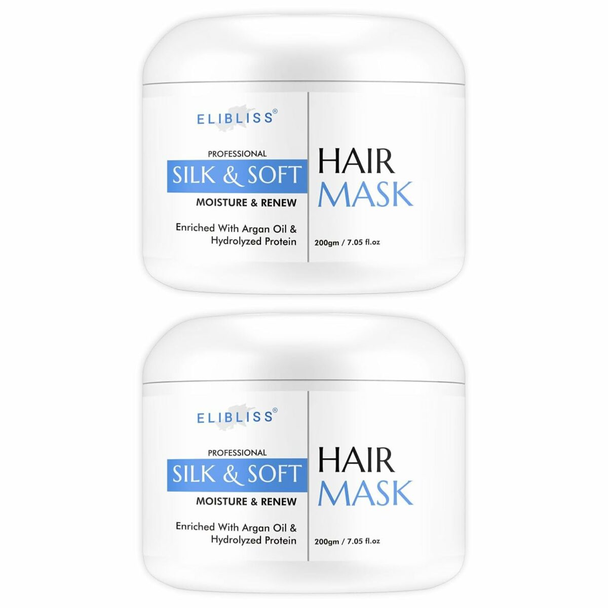 ELIBLISS Professional Keratin Hair for Protein Mask Dry Damage & Chemically Treated Hair Pack of 2