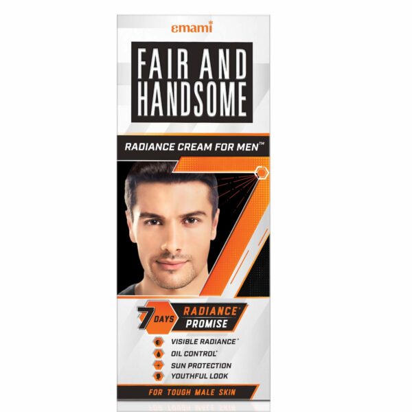 Fair And Handsome Long Lasting Radiance Cream | 2X Spot Reduction | 7 Hrs Brighter Look | Pro-Peptide | Face Cream for Men | 60g