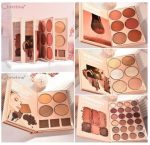 GELATO BEAUTY Multipurpose 4 in 1 makeup book Eyeshadow Highlighter all in one makeup book palette (4 in 1)