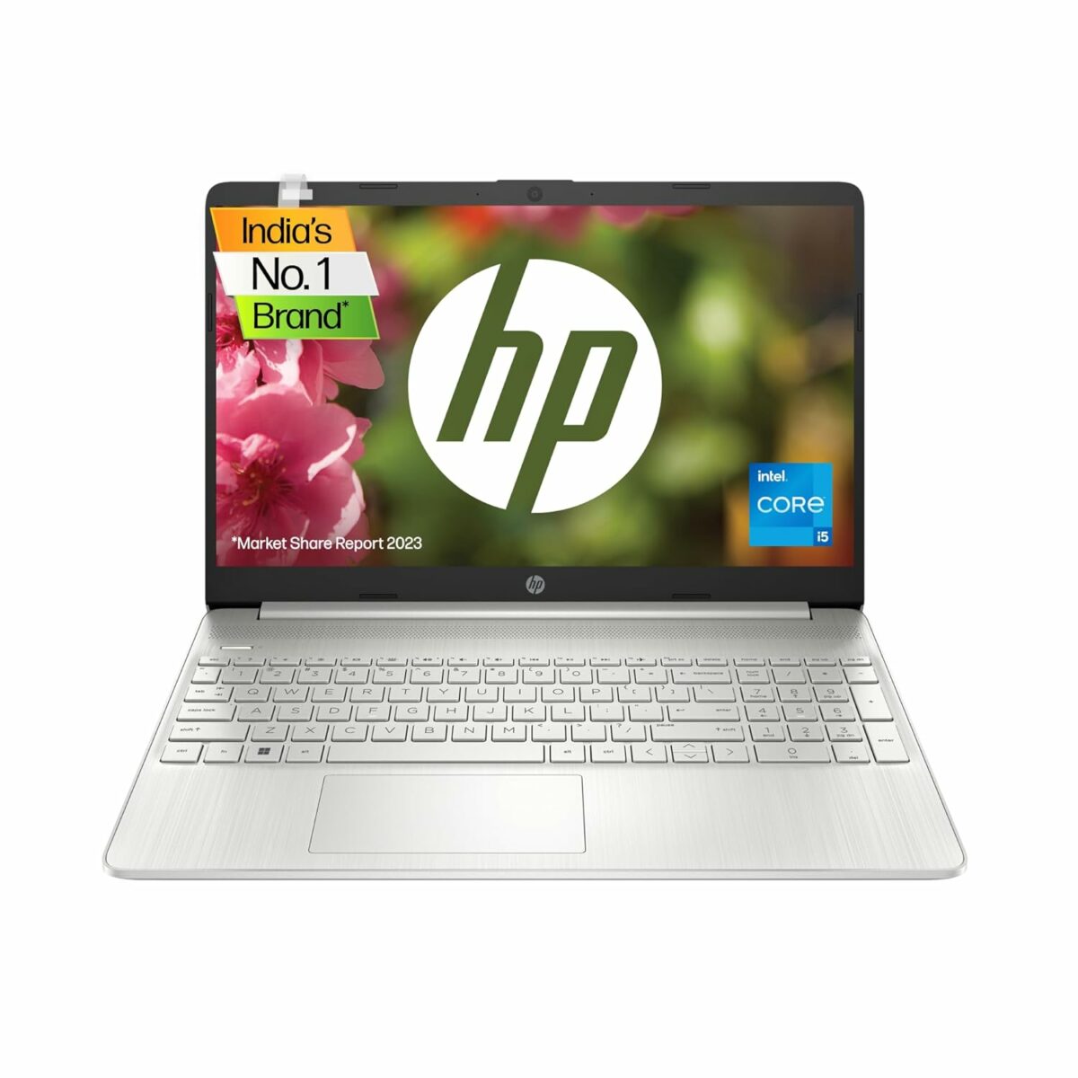 HP 15s, 12th Gen Intel Core i5 16GB RAM/512GB SSD 15.6-inch(39.6 cm) Micro-Edge Anti-Glare FHD Laptop/Win 11/Intel Iris Xe Graphics/Dual Speakers/Alexa/Backlit KB/MSO/Fast Charge, 15s- fq5112TU