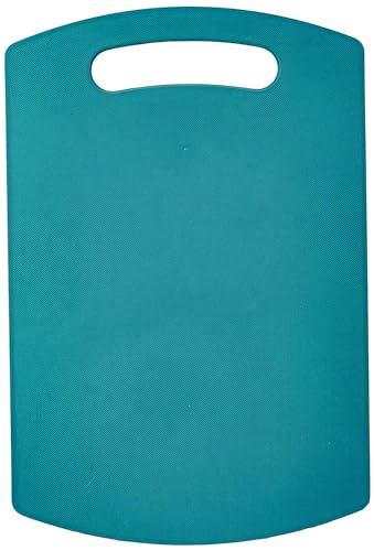 HomeWiz Silicon Cutting/Chopping Board for Vegetable, Fruits, Premium-Grade Silicon, 100% Food Safe, BPA-Free, Dishwasher Safe, Microwave Safe, Anti Bacterial (Teal Green) Rectangle