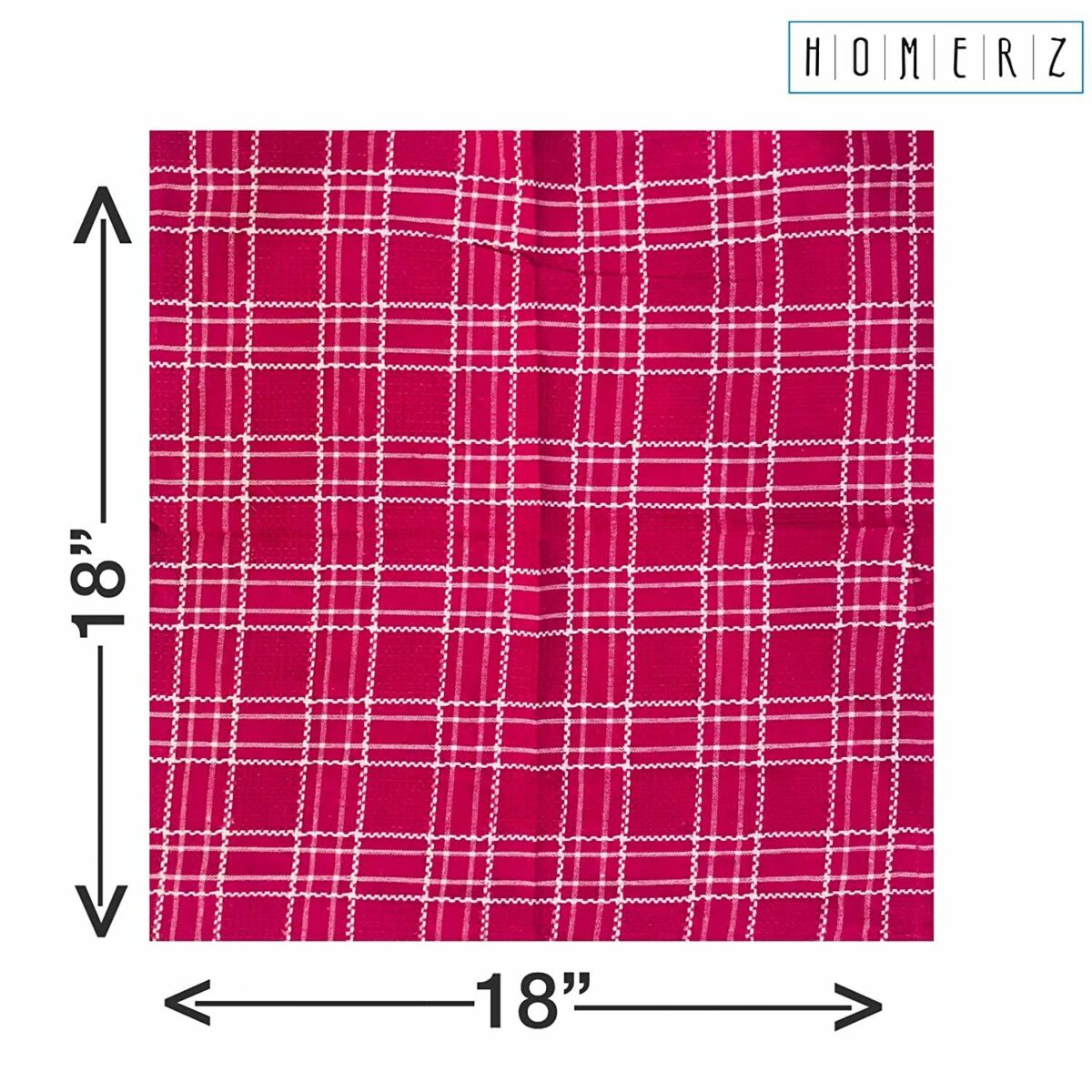 Homerz Premium Set of 10 Multipurpose Cleaning Cloth for Kitchen, Home, Car, Floor, Bike (Pure Cotton- 10 pc)