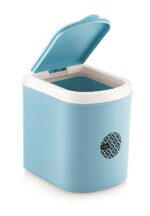 KSP HOME Plastic Small Portable Table Dustbin/Desk Dustbin With Attached Lid And Swing Opening, Mini Trash Bin Can Waster Bin For Office,Desk, Kitchen, Bedroom (Mini-Bin, Multicolor)