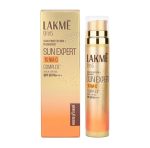 LAKMÉ Sun Expert 1% Nia-Vit C Sunscreen For All Skin Types, Spf 50 Pa+++ For Uva/B, No White Cast, For Radiant Skin, Pack Of 1