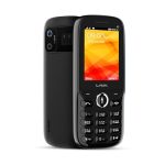 Lava A5 Stylish Curvy Design Keypad Mobile Phone with Dirt Resistant Technology | 2.4" Wide Display | Dual LED Torch | Auto Call Recording | Number Talker | Clear & Loud Speaker | Black