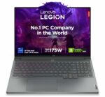 Lenovo Legion 7 Intel Core i9-12900HX 16" (40.64cm) QHD IPS 165Hz 500Nits Gaming Laptop (32GB/1TB SSD/Win 11/Office 2021/NVIDIA RTX 3080Ti 16GB/Alexa/3 Month Game Pass/Storm Grey/2.53Kg), 82TD009KIN