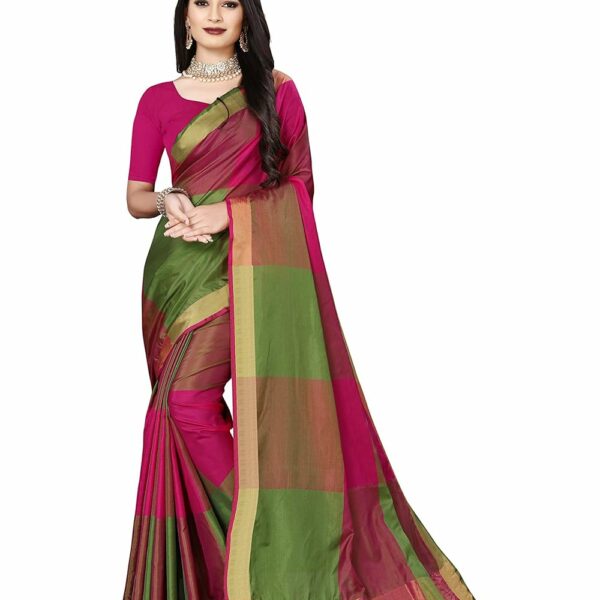 Leriya Fashion Women's Cotton Saree