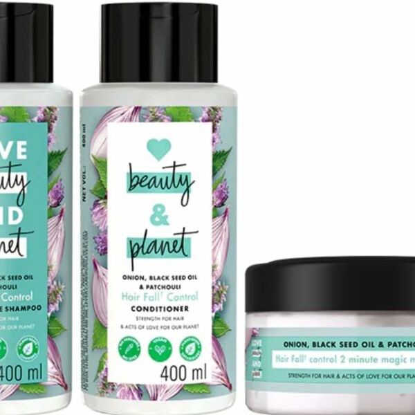 Love Beauty And Planer Onion Shampoo + Onion Canditioner + Onion mask (400+400+200) ml