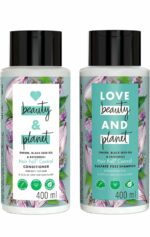 Love beuaty and Planet Onion Black Seeds & Pitchouli Hair Fall Control Shampoo and Conditioner for Volume | No Sulfates, No Paraben | 400 Millilitre + 400 millilitre Each