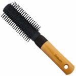 Midazzle Luxury Round Hair Brush for Men & Women with Wooden Handle | Ideal for Volumizing and Smoothing (MIHB0037)