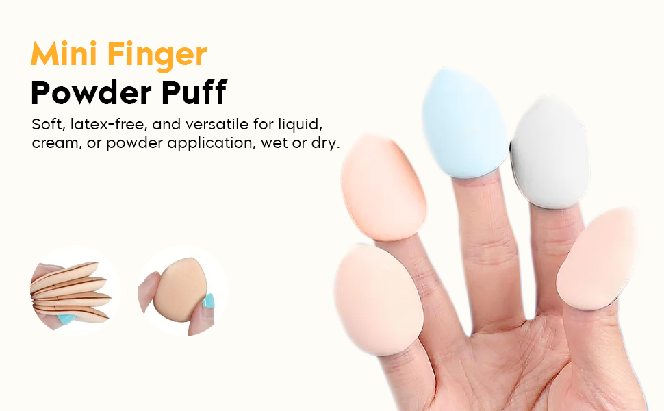 Mini Finger Powder Puff