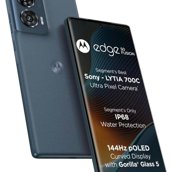 Motorola Edge 50 Fusion 5G (Forest Blue, 8GB RAM, 128GB Storage)