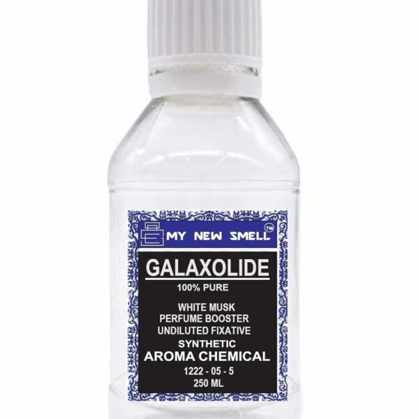 My New Smell GALAXOLIDE 100% pure Perfume Fixative Booster for all fragrance oils – 250 ml