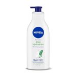 NIVEA Aloe Hydration Body Lotion 600 ml | 48 H Moisturization | Refreshing Hydration | Non Sticky Feel | With Goodness of Aloe Vera For Instant Hydration In Summer | For Men & Women