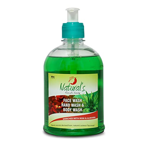 Natural's Care For Beauty Face, Hand and Body Wash, 500 ml