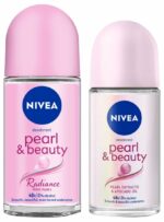 Nivea Women Deodorant Roll On, Pearl & Beauty Radiance For Eventoned Smooth & Beautiful Underarms, 50ml&NIVEA Deodorant Roll On, Pearl & Beauty For Women 50ml