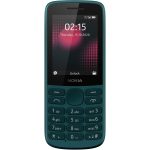 Nokia 215 4G Dual SIM 4G Phone with Long Battery Life, Multiplayer Games, Wireless FM Radio and Durable Ergonomic Design | Cyan Green