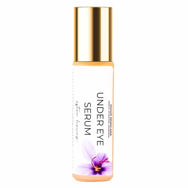 Noor Skincare Under Eye Serum - for Dark Circles Removal and Wrinkles, Under Eye Roll On & Dark Circle Remover, Anti Wrinkle, Heals Puffy Eyes and Fine Lines, 100% Organic (Women/Men)