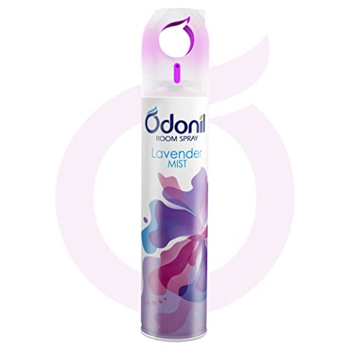 Odonil Room Air Freshner Spray, Lavender Mist - 220 ml | Nature Inspired Fragrance for Home & Office | Long Lasting Fragrance