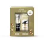 Olay Total Effects Giftpack - Day Cream with SPF 15 50gm + Cleanser 100g | Fights 7 Signs of Ageing | With Niacinamide and Green Tea Extracts | Normal, Oily, Dry, Combination Skin | Pack of 2