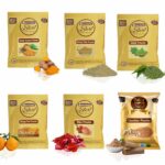 Online Quality Store Combo of Multani Mitti Powder (50g) with Kasturi Turmeric Powder (50g) Orange Powder (50g), Neem Powder (50g), Chandan Powder (50g) and Rose Powder (50g) (Total 300g, Pack of 6)