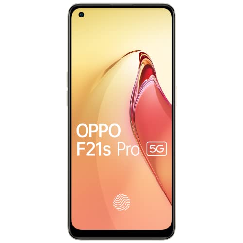 Oppo F21s Pro 5G (Dawnlight Gold, 8GB RAM, 128 Storage)|6.43" FHD+ AMOLED|64MP Rear Triple AI Camera|4500 mAh Battery with 33W SUPERVOOC Charger|with No Cost EMI/Additional Exchange Offers