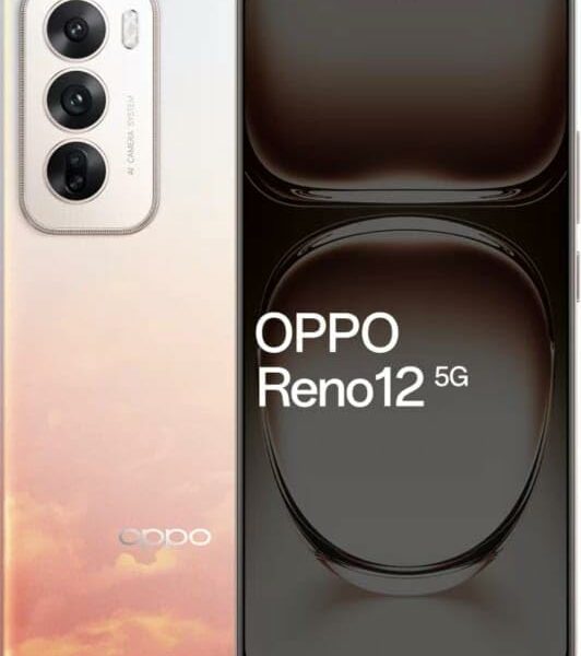 Oppo Reno 12 5G (Sunset Peach, 256 GB) (8 GB RAM)