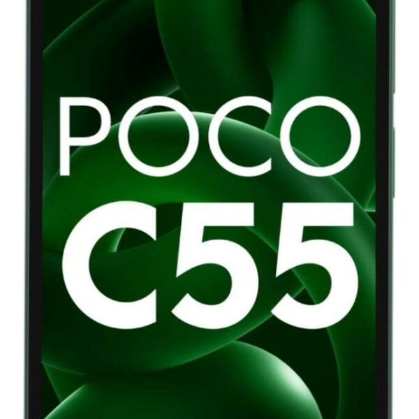 POCO C55 (Forest Green, 4GB RAM, 64GB Storage)