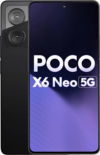 POCO X6 Neo 5G (Astral Black, 12GB RAM, 256GB Storage)