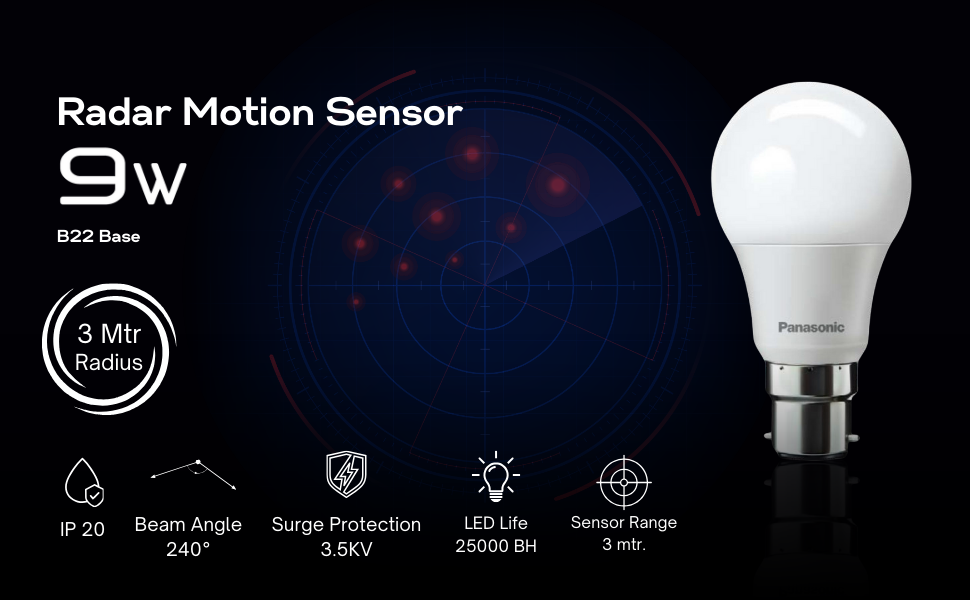 9W Radar Motion Sensor