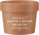 Papaya and Apricot Gel Scrub, Face Makeup, Hydrating, Revitalizing & Brighting - 80g