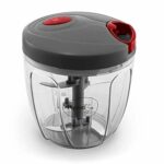 Pigeon by Stovekraft Handy and Compact Chopper with 5 Blades for Effortlessly Chopping Vegetables and Fruits for Your Kitchen (XL, 900 ml, Grey)