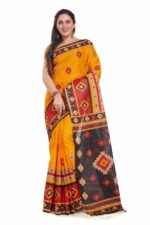 RANI SAAHIBA Women's Pure Cotton Printed Saree Without Blouse Piece