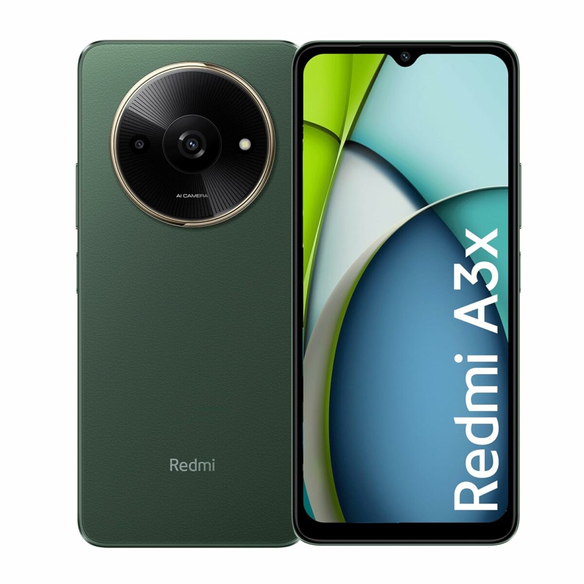 Redmi A3X (Olive Green, 4GB RAM, 128GB Storage) | Premium Halo Design | 90Hz Display | Powerful Octa Core Processor