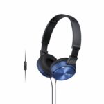 (Renewed) Sony MDR-ZX310AP Wired On Ear Headphone without Mic (Blue)