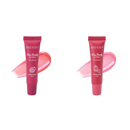 SWISS BEAUTY Kiss Kandy Lip Balm (05) & Kiss Kandy Lip Balm (02),Pink