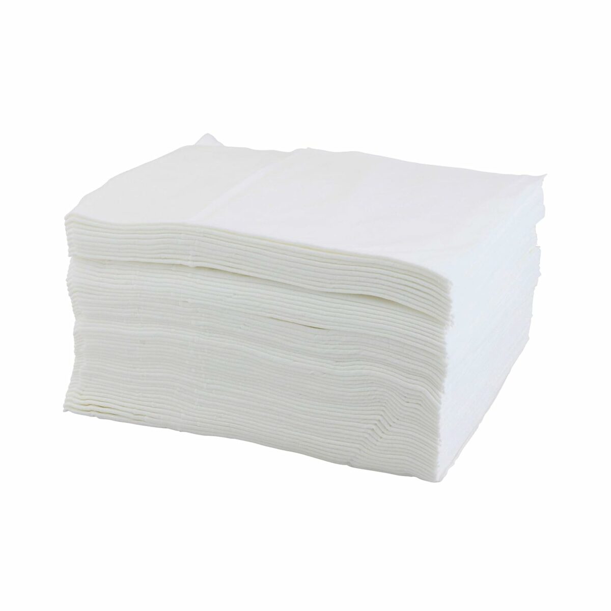 Sassyvilla 150 pcs Disposable Face towel Biodegradable White Hairdressing Towels. Salon Barbershop Salon Spa Use Travelling Beauty Parlour Hotel Use Non Woven Facial Tissue 75 GSM | 12" X 12"in