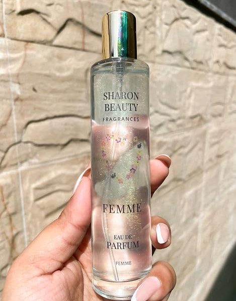 Sharon Beauty Femme Eau De Parfum For Her 60ML | Clean Soapy Musks | Coconutty Comforting Notes | Ideal for Everyday Wear | Long Lasting Elegant Fragrance