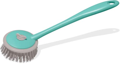 Spotzero by Milton Kitchen Cleaning Handy Sink Brush (Aqua Green,Pack of 1 piece)