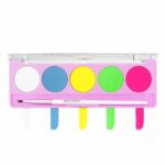 Swiss Beauty ColourPlay 5 in 1 Water Eyeliner Palette with Pigmented shades | Smudge-proof, Long lasting Matte Eyeliner with Flexi Tip Brush| Shade - Neon Party, 5g