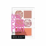 Swiss Beauty Face and Eye Dual Passport Palette | Eyeshadow + Blusher Palette | Combination of Mattes and Shimmers | Compact and Travel Friendly makeup kit | Shade- Dinner Date, 4.5g