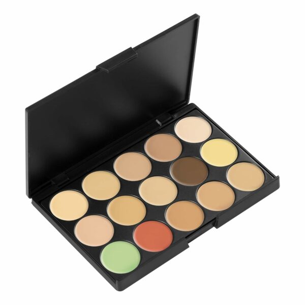 Swiss Beauty Hd Professional Light Weight Multi-Purpose Matte Concealer Color Corrector Palette | Full Coverage, Shade-02,18 Gm |