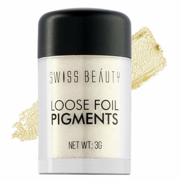 Swiss Beauty Loose Foil Pigments Eyeshadow, Eye Makeup, Shade-01, 3G