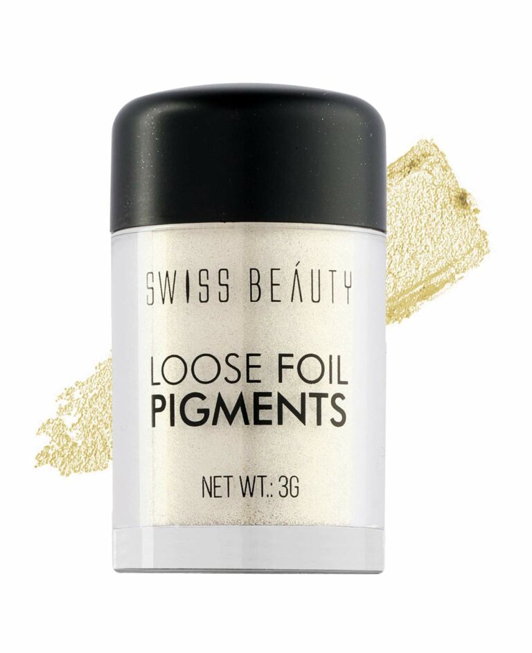 Swiss Beauty Loose Foil Pigments Eyeshadow, Eye Makeup, Shade-01, 3G