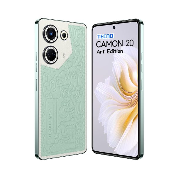 TECNO Camon 20 (Art Edition, 8GB RAM,256GB Storage)|16GB Expandable RAM | 64MP RGBW Rear Camera|6.67 FHD+ Big AMOLED with in-Display Fingerprint Sensor