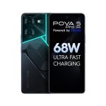 TECNO Pova 5 Pro 5G (Dark Illusion, 8GB RAM,128GB Storage)| Segment 1st 68W Ultra Fast Charging | 50MP AI Dual Camera | India's 1st Multi-Colored Backlit ARC Interface | 6.78”FHD+ Dot-in Display