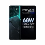 TECNO Pova 5 Pro 5G (Dark Illusion, 8GB RAM,256GB Storage)| Segment 1st 68W Ultra Fast Charging | India's 1st Multi-Colored Backlit ARC Interface | 50MP AI Dual Camera | 6.78”FHD+ Dot-in Display