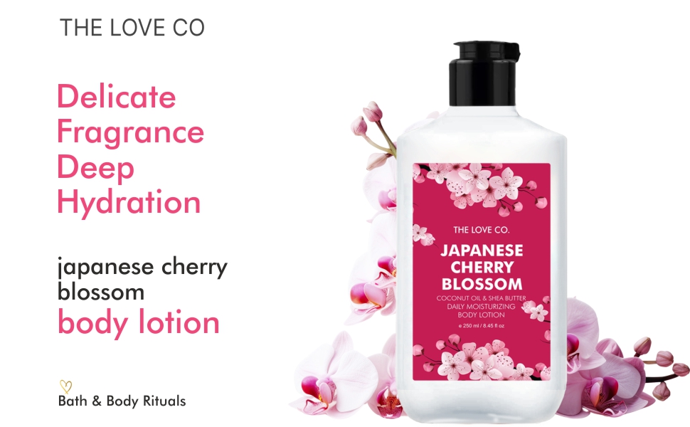 THE LOVE CO. Japanese Cherry Blossom Body Lotion